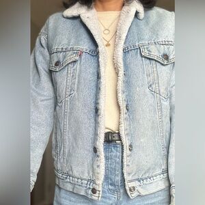 Vintage Levi’s Sherpa Denim Jacket